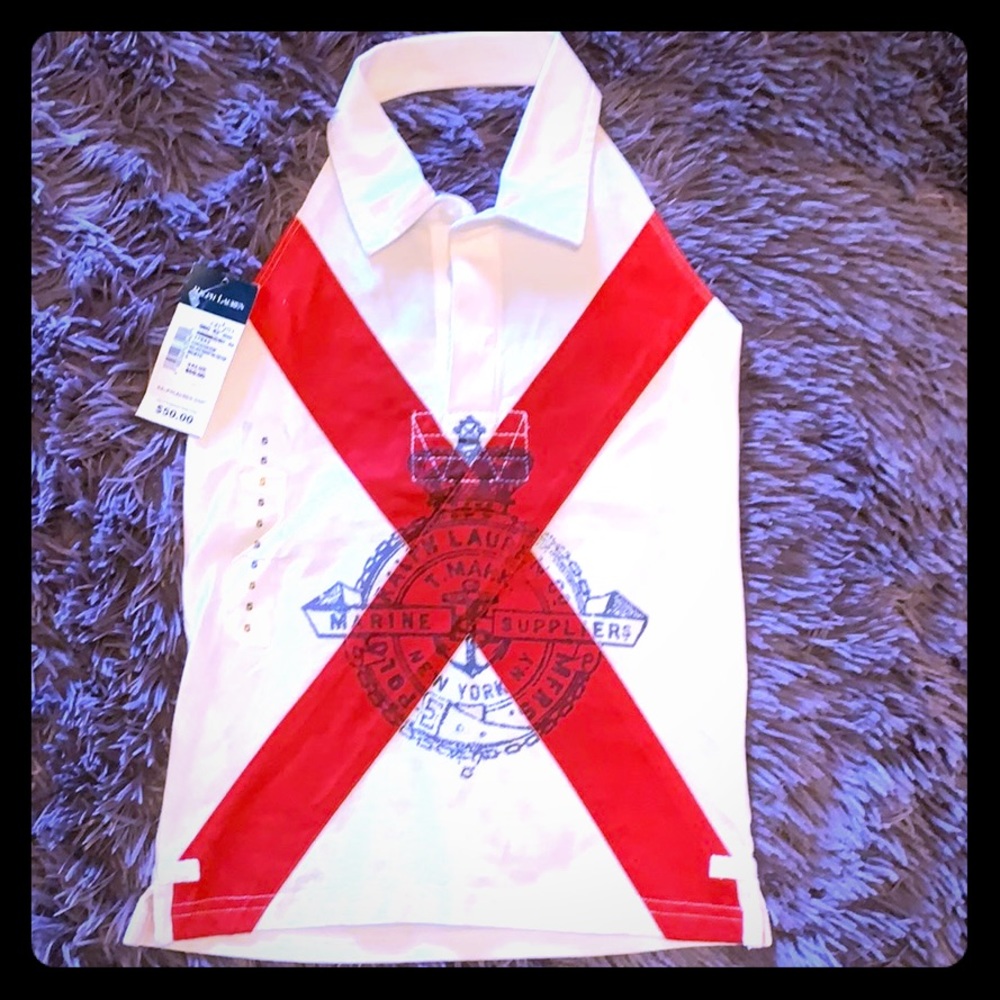 NWT Ralph Lauren halter top size 5